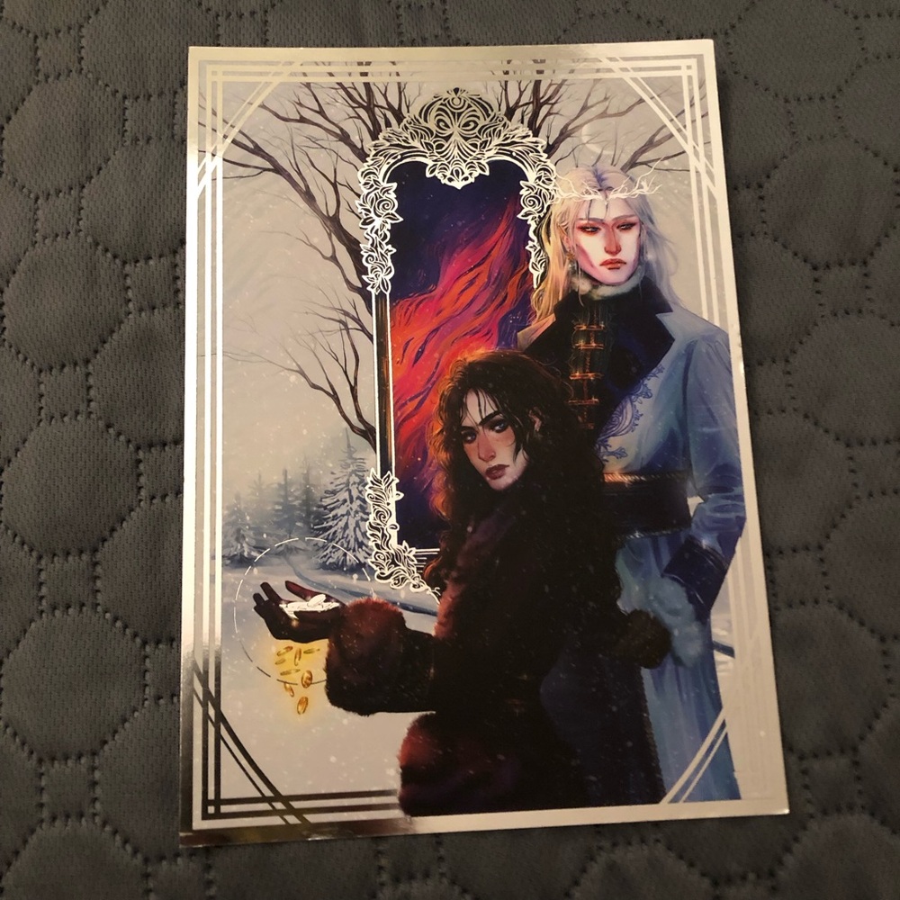Spinning Silver Fairyloot Art Print